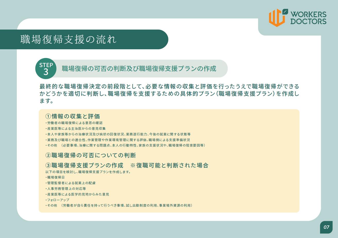 【産業医監修】職場復帰支援の流れとポイント（復職支援で使える各種フォーマット付き）